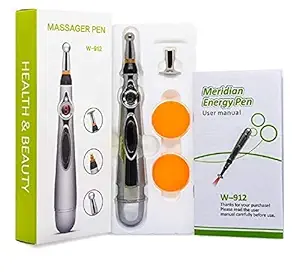 Bella Faccia Meridian Energy Massage Pen, Electric Acupuncture Point Massage Laser Therapy Pen for Pain Relief, Body, Head, Back, Neck, Leg Massager