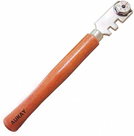 【UPDATED VERSION】Glass Cutter Tool (6 WAY CUTTING WHEEL) - Perfect for Cutting &amp; Scoring Glass Bottles, Mirrors, Window Panes, Shelves,etc