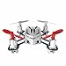 HUBSAN H111 Nano Q4 4-Channel 6 Axis Gyro Mini RC Quadcopter with 2.4Ghz Radio System Mode 2 RTF- Carton Case White