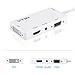 Vtin 4-in-1 Mini Display Port to VGA/HDMI/DVI/Audio with Micro USB Port Adapter for Apple iMac/Laptop (VS-VVC3-1)