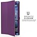MoKo Case for Fire HD 10 - Slim Folding Cover with Auto Wake / Sleep for Amazon Kindle Fire HD 10.1 Inch Display Tablet (2015 Release Only), PURPLE