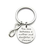 The Love Between a Mother and Daughter is Forever Keychain Mother's Day Gift Mother Daughter Gift