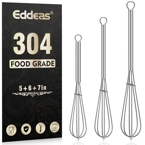 Eddeas Stainless Steel Whisk Set