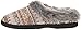 Dearfoams Women's Pattern Knit Clog with Lurex, Oatmeal, M Medium US