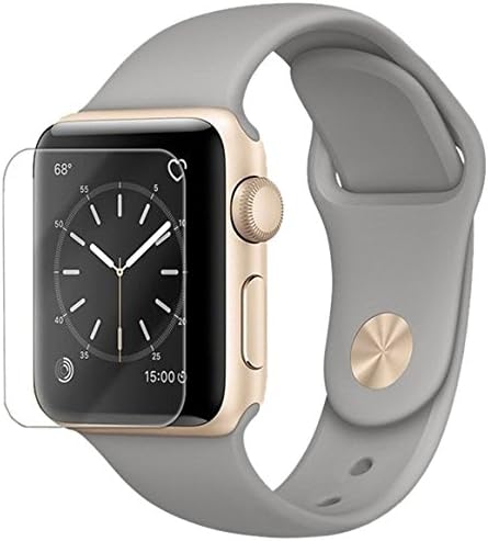 [2 Pack] Apple Watch 38mm Tempered Glass Screen Protector,Wtbone Anti-Scratch, 9H Hardness, Anti-Fingerprint, Bubble Free[Only Covers the Flat Area]Screen Protector for Apple Watch 38mm