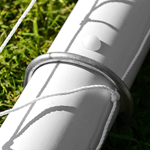 ZhenT 4Pcs Extra-Large 12’’x3.3’’Outdoor Trampoline Safety Ground Anchor Galvanized Steel Wind Stakes