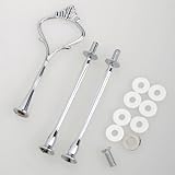 1 X BestDealUSA SILVER 3 TIER CAKE STAND HANDLE