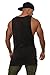 YoungLA Long Tank Tops Men Muscle Shirt Gym Training 306 Bkwsh S