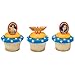 Wonder Woman Amazing Amazon Cupcake Rings - 24 ct