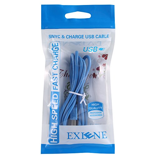 3DS charger cable,Exlene 3DS usb charger cable [Play while charging ] For Nintendo 3DS, New 3DS XL, 2DS, 2DS XL LL, DSi, DSi XL (1.2M/4ft, blue) - Thumbnail 6