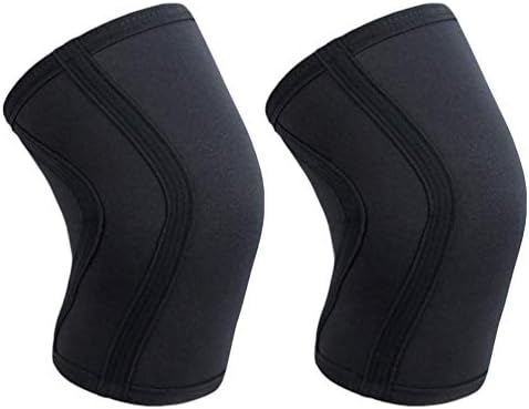 Keyobesa Neoprene Brace Knee Support, 7mm Thicken Compression Sleeves Elasticated Sleeve Breathable for Men and Women