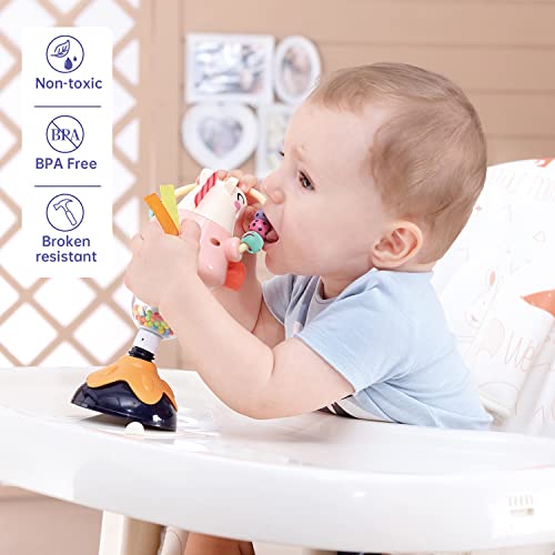 Baby Developmental High Chair Toys Highchair Tray Rattle Toy with