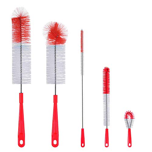 Caydo 12 Pieces Hummingbird Feeder Parts Brush Mini Nylon Cleaning
