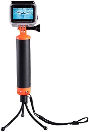 LOTOPOP Waterproof Floating Hand Grip Tripod set for Gopro Hero 5 4 Session 3+ 3 Handle Mount Accessories Kit and Water Sport Pole for GeekPro 3.0 and ASX Action Pro Cameras Action Camera Accessories