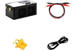 AugustknowU EL15 Electronic Load Tester with Aluminum Heatsink and Dual Fans for Stable Battery and Charger Performance Testi