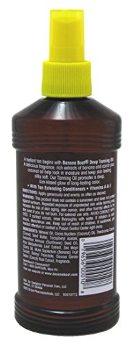 Banana Boat Deep Tanning Oil Spray 8 Ounce No Sunscreen (235ml) (6 Pack)