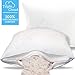 Triple Cloud Pillows Shredded Memory Foam Adjustable Standard/Queen Pillow with Removable Hypoallergenic Cover - Made in The USA (Standard/Queen)