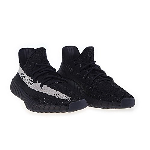 TopKiss 350 V2 Boost Black White Sneaker Lightweight Primeknit Running Casual Shoes For Men Women