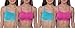 Hanes Comfort Flex Fit Bandini Bras M299 - 4 Pack - Small, Assorted