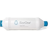 Hose Filter by EcoOne | Advanced Purification Water Filter for Garden Hose Application | Inline Dual Stage Natural Carbon Hose Filter for Filling Hot Tub & Spa | Filters up to 40,000 Gallons