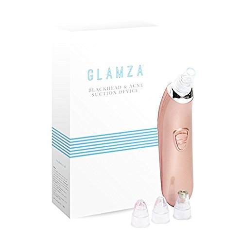 Glamza Electronic Facial Pore Cleaner Nose BlackHead Cleaner Suction Acne Remover Utilizes Pore Vacuum Extraction Tool to Promote Skin Health & Facial Renewal