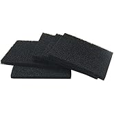 Solder Extractor Filter Activated Carbon Filter Replacement - FEITA Smoke Fume Absorber Filter for Hakko/Xytronic/Aoyue Smoke Absorber 5 1/8" x 5 1/8" x 3/8&rdquo; - 5Pcs/Pack
