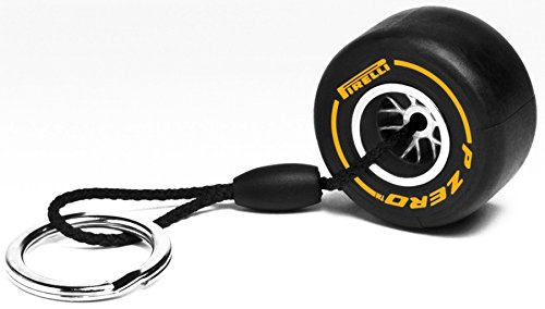 Pirelli Soft Tire Keychain Yellow