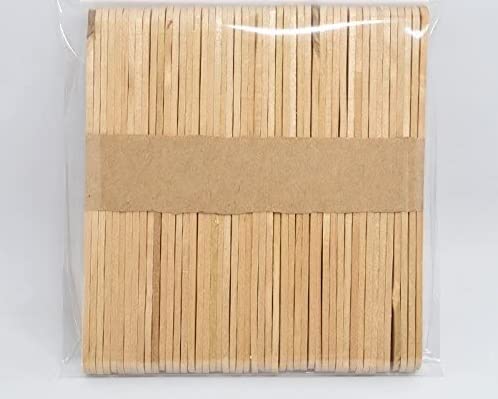 50 PLAIN WOODEN STANDARD LOLLY STICKS en promo sur Amazon