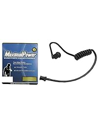 MaximalPower rhf Bobina (BK) Tubo acústico de repuesto para Two-way radio Headsets (Negro)