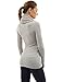 PattyBoutik Women's Crew Neck with Infinity Scarf Sweater