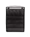 Klickpick Office 5 Sections Hanging Files Wall Mounted Metal Mesh Document File Organizer Magazine Holder Rack Organizer section Racks Multipurpose Use To Display Files, Magazine, Newspapers- Black