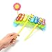 ThinkMax Rainbow 8-Note Xylophone for Kids - With Clear Sounding Keys, Two Child-Safe Bee Mallets and One Flower Best Holiday/Birthday DIY Gift Idea for your Mini Musicians