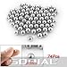 SODIAL(R) 74 Pcs 6mm Diameter Steel Ball Bearings Bicyle Replacement Parts - SODIAL Retail Packaging