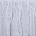 LinenTablecloth 14 ft. Polyester Lace Table Skirt White