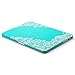 Kuzy - Lace Rubberized Hard Case for Older MacBook Pro 15.4 inch with Retina Display A1398 15 inch Plastic Shell Cover - Lace Teal