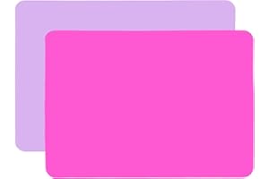 KQNBI 2 Pack Silicone Mats for Crafts Nonstick Silicone Craft Mat 15.75" x 11.81" Silicone Sheets for Resin Molds Jewelry Casting DIY Art Nail Painting Mat Multipurpose Table Protector Mat Silicone Placemat