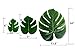 DELONIX Artificial Monstera Leaves,Tropical Leaves Decorations,Palm Leaf for Luau Party Decorations,Jungle Party Decorations