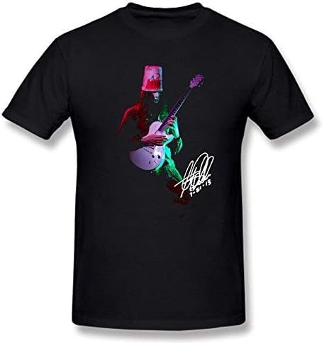 LXYTX 2018 Buckethead T-Shirts Signature Cotton Men's Hip Pop Cycling Cotton T-Shirt