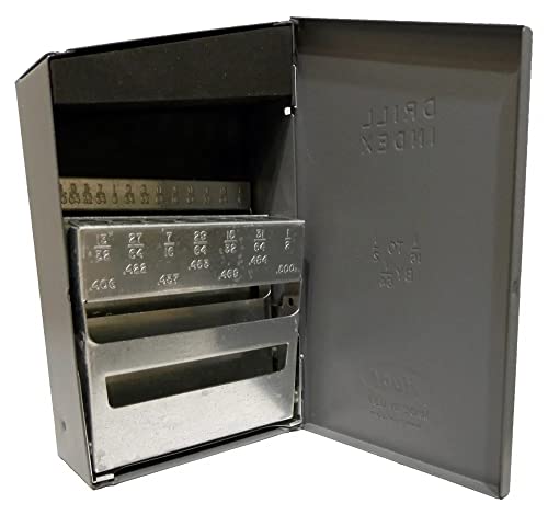 Drill America Drill Bit Index/Case, 1/16-1/2 by