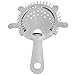 (3 Pack) Stainless Steel Hawthorne Strainer, 4-Prong Cocktail Bar Strainer, 6-Inch