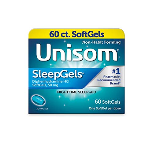 UNISOM SLEEPGELS, DIPHENHYDRAMINE HCL 50 MG, 60 COUNT