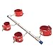 Spreader Bar, Stainless Steel Multifunctional Metal Pipe(Red)