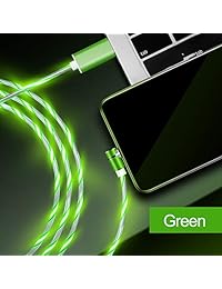 Cable de carga magnético para teléfono, 3 en 1 (2 unidades, 4.9 ft), color azul y verde