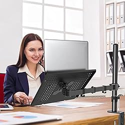 MOUNT PRO Single Laptop Mount with Tray for Laptop