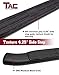 TAC Side Steps Running Boards Fit 2019-2025 RAM 1500 Quad Cab(Exclude 2019-2024 RAM 1500 Classic)Truck Pickup 4.25