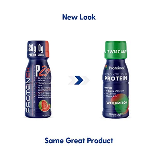 Liquid Protein 2Go Hydrolyzed by Proteinex (12 Pack) 26 Grams Protein