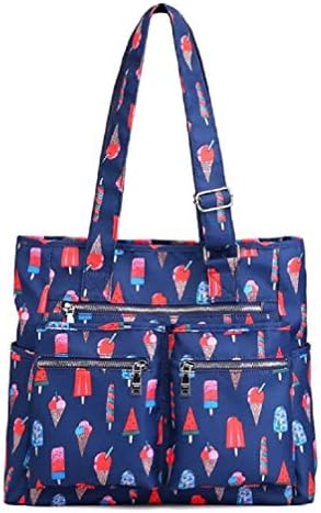 HeiPlaine Women's Nylon Tote Bag Mummy Handbags Shoulder Bag Diaper Bag