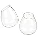 MyGift Clear Glass Wall Mounted Plant Terrariums/Hanging Display Planter Vases Pots Decor - Set of 2
