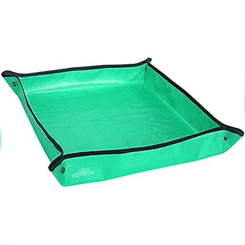 Plant Repotting Mat Waterproof Plant Transplanting Mat Foldable Indoor Garden Mat, 68cm x 68cm