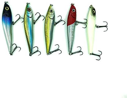 FAIGAFAIVA Fishing Lure Kit Hard Popper Pencil Jigging VIB Jerkbait Crankbait Spoon Minnow Swimbait Topwater for Saltwater/Freshwater